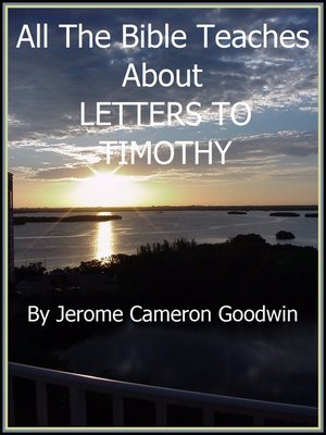 cover image of TIMOTHY, LETTERS TO